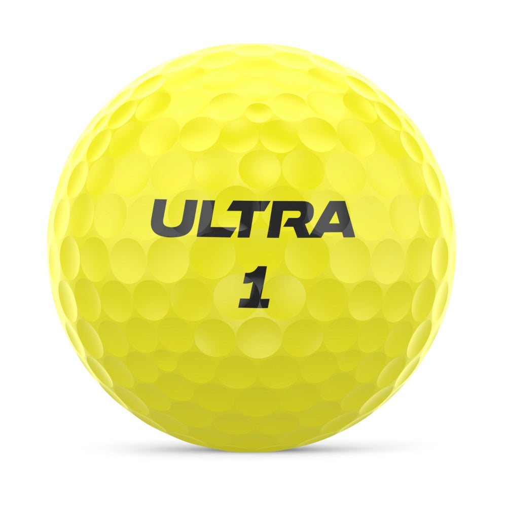 Wilson Ultra Distance Golf Balls 15 Ball Pack Yellow  