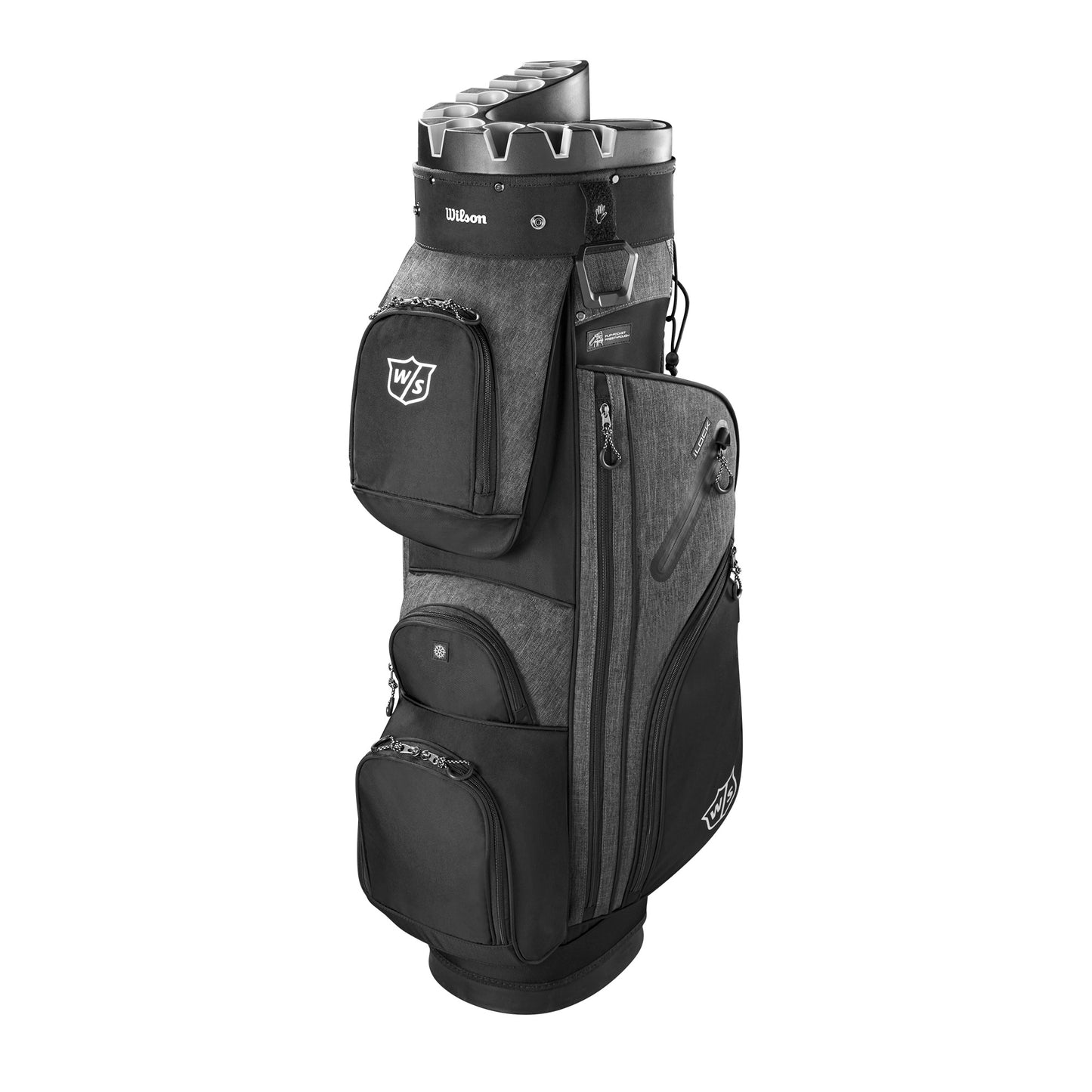 Wilson Staff I-Lock 3 Deluxe Cart Golf Bag Black/Charcoal  