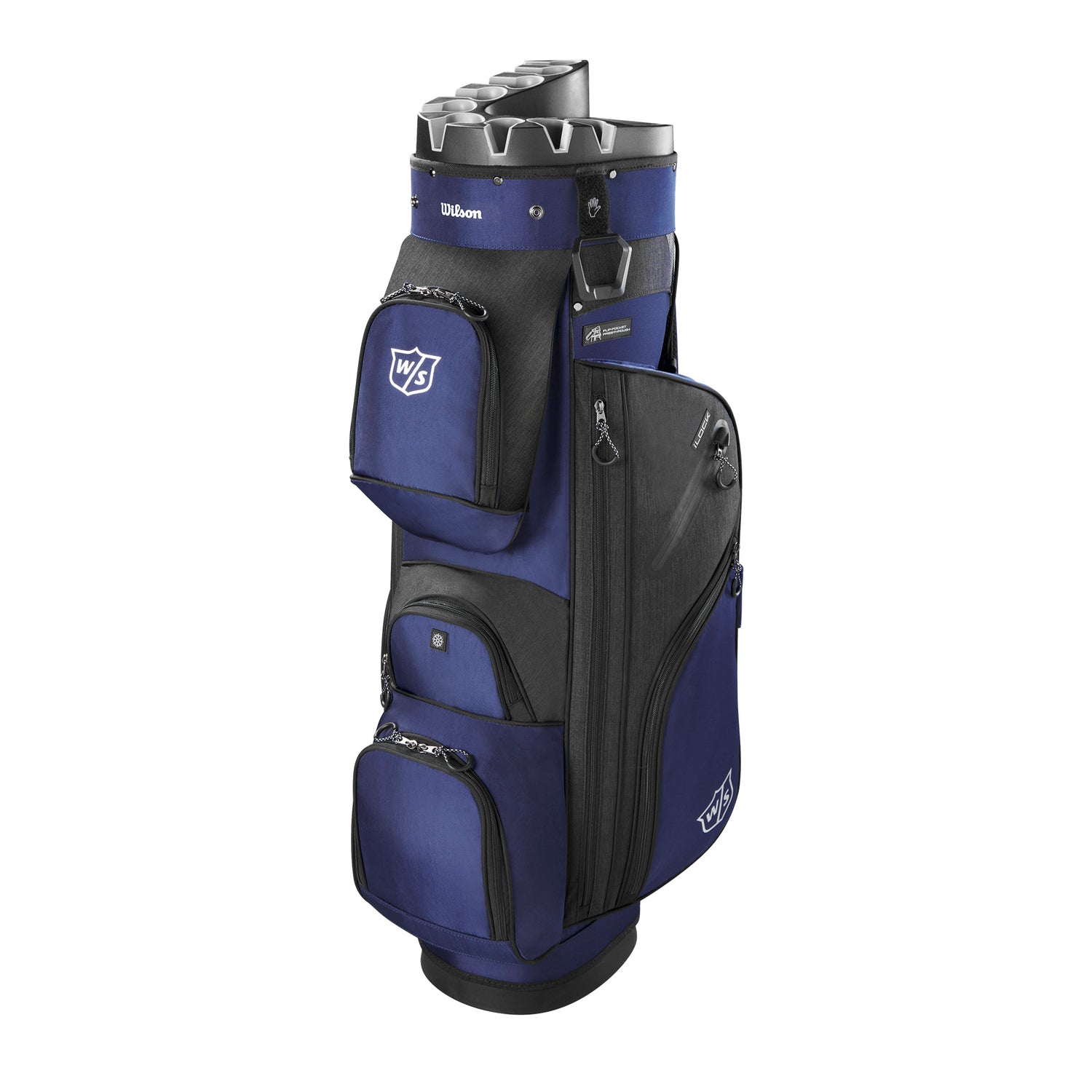 Wilson Staff I-Lock 3 Deluxe Cart Golf Bag Navy/Black  