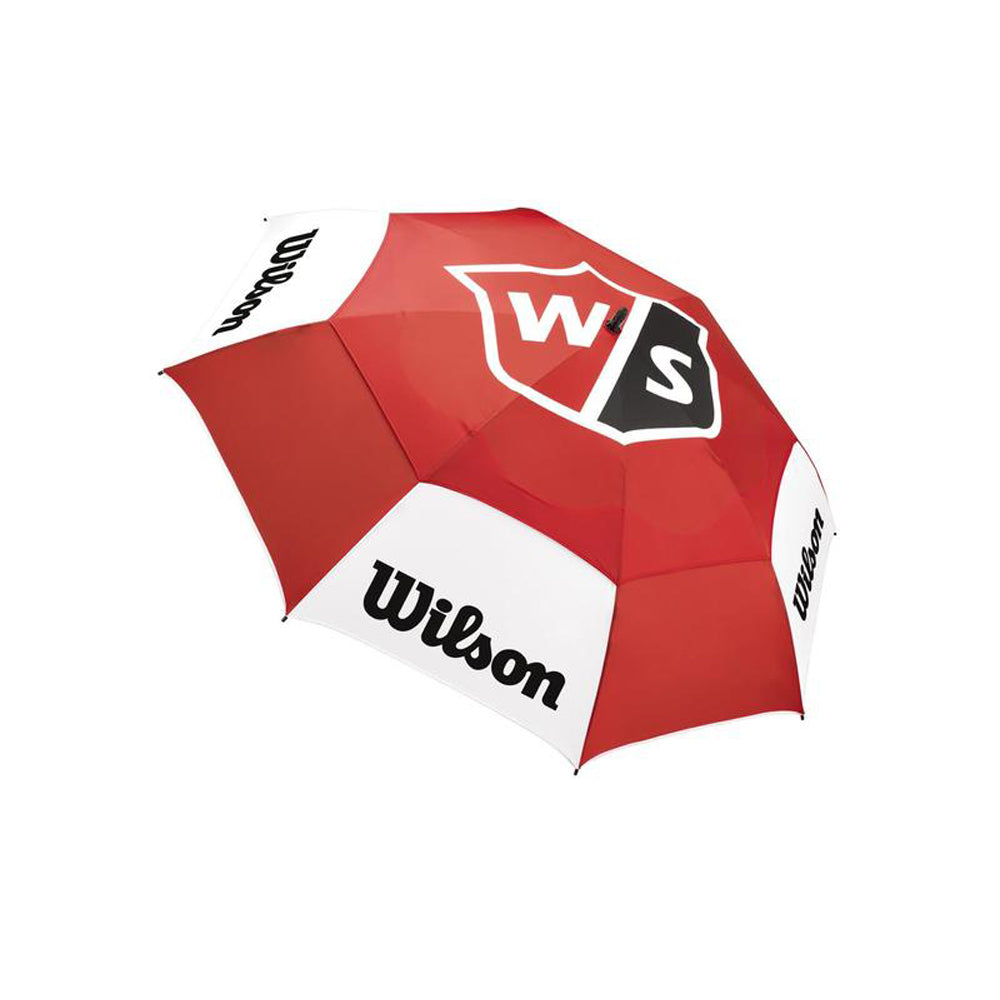 Wilson Staff Tour Double Canopy 68 Inch Golf Umbrella White/Red  