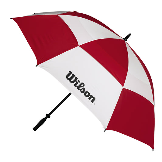 Wilson Golf Double Canopy Golf Umbrella Red/White