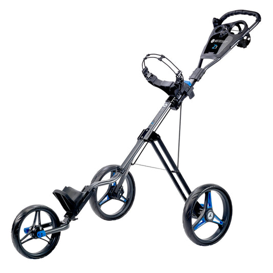 Motocaddy Golf Z1 Deluxe Push Trolley Graphite/Blue  