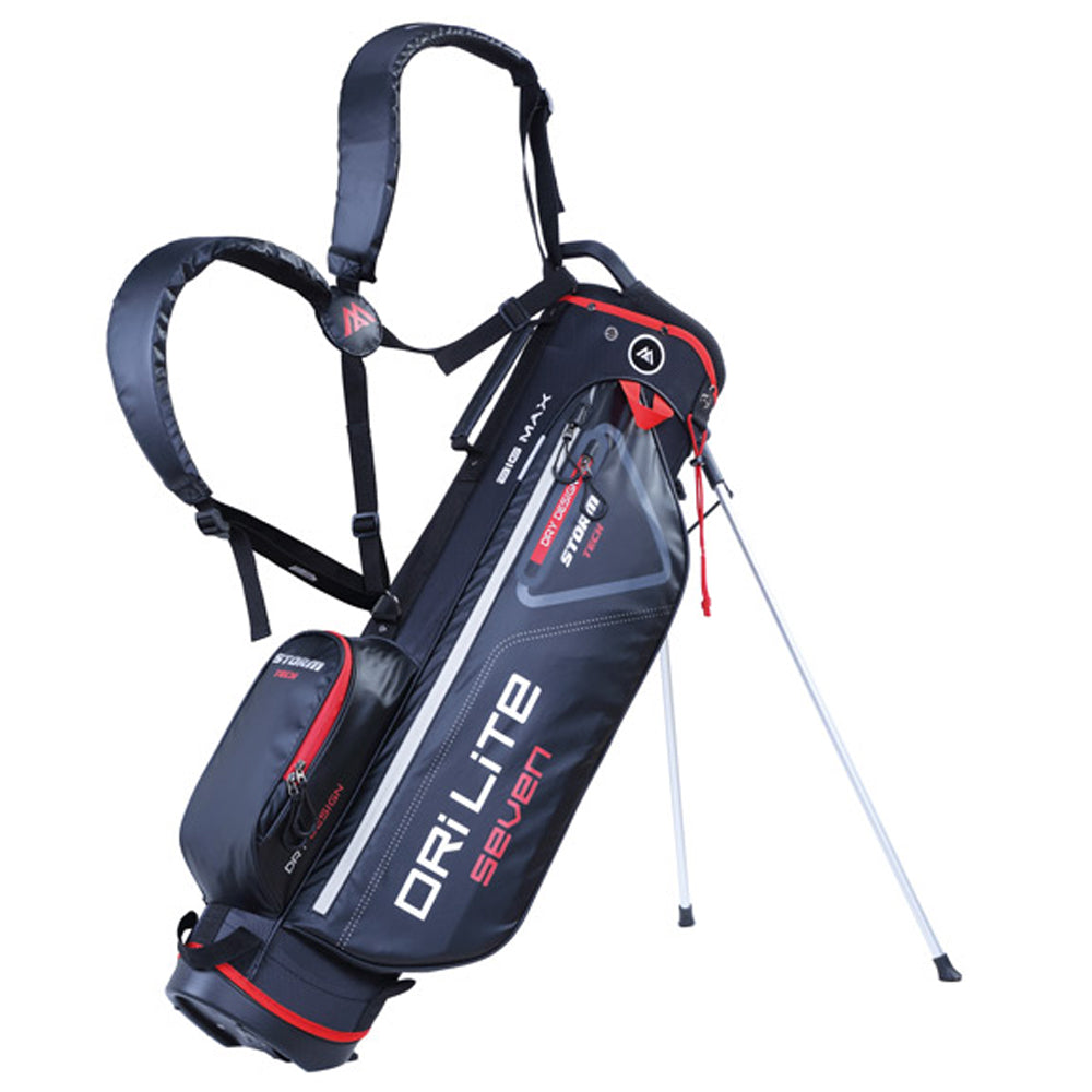 Big Max Golf Dri Lite 7 Water Resistant Stand Bag Black/Red  