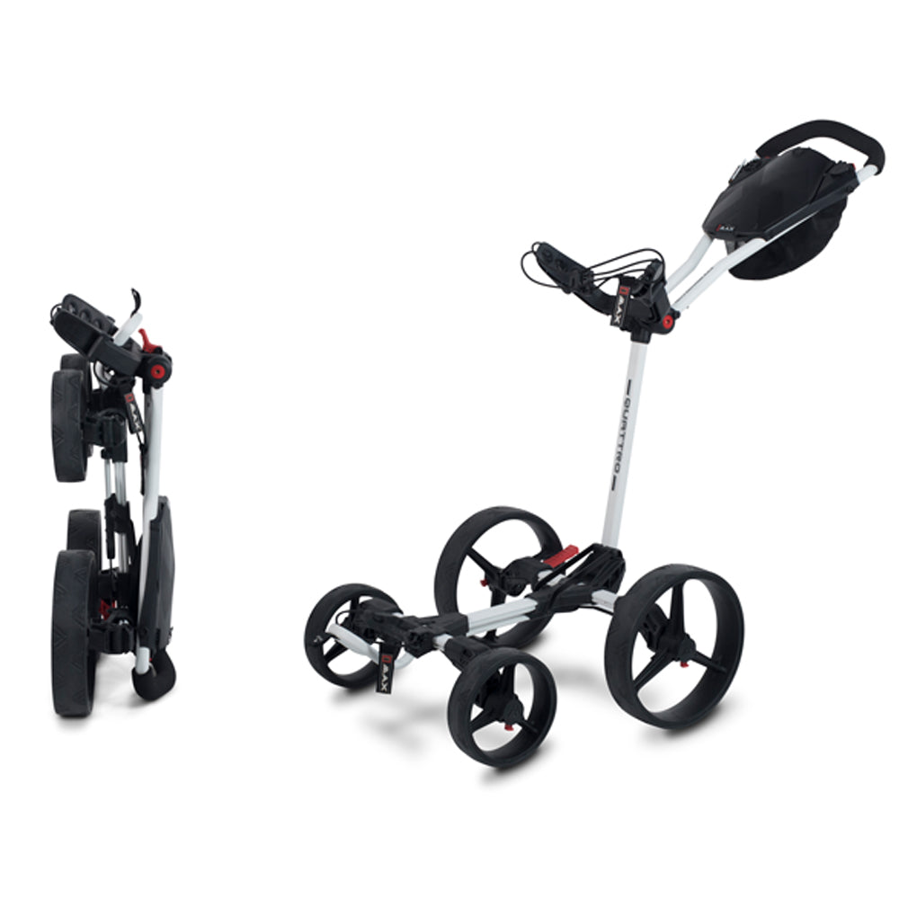 Big Max Blade Quattro 4 Wheel Golf Trolley White/Black  