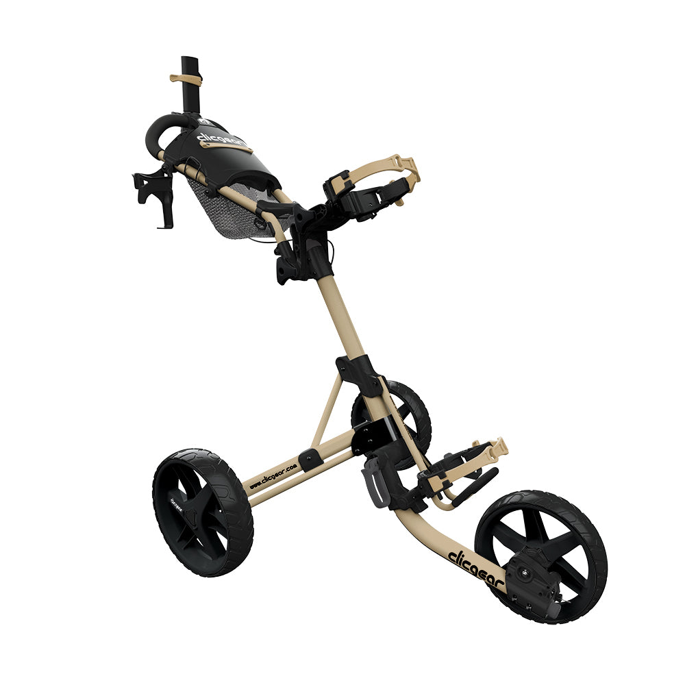 Clicgear 4.0 Premium 3 Wheel Golf Trolley Matt Army Brown  