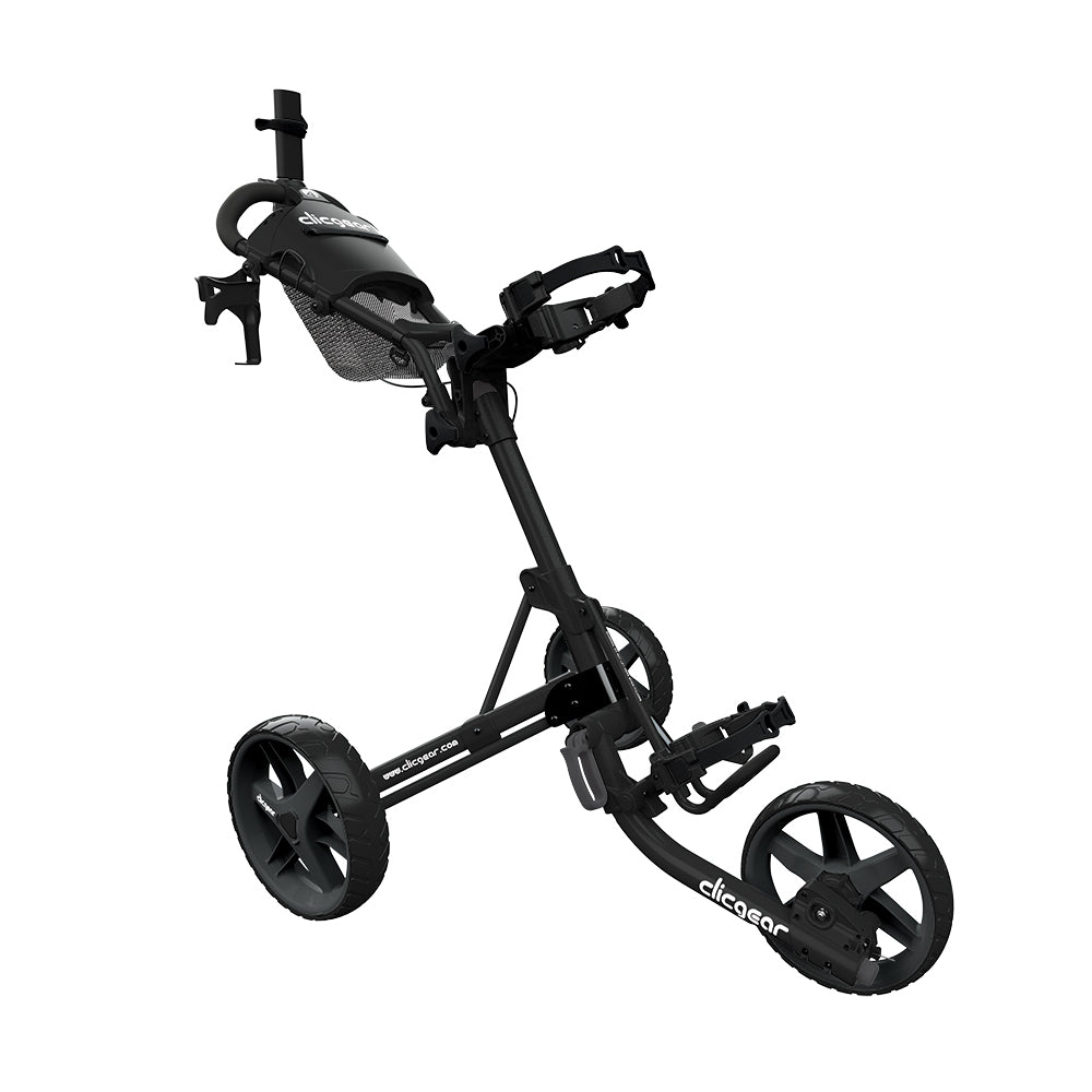 Clicgear 4.0 Premium 3 Wheel Golf Trolley Matt Black  