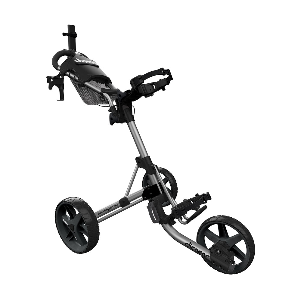 Clicgear 4.0 Premium 3 Wheel Golf Trolley Matt Silver  