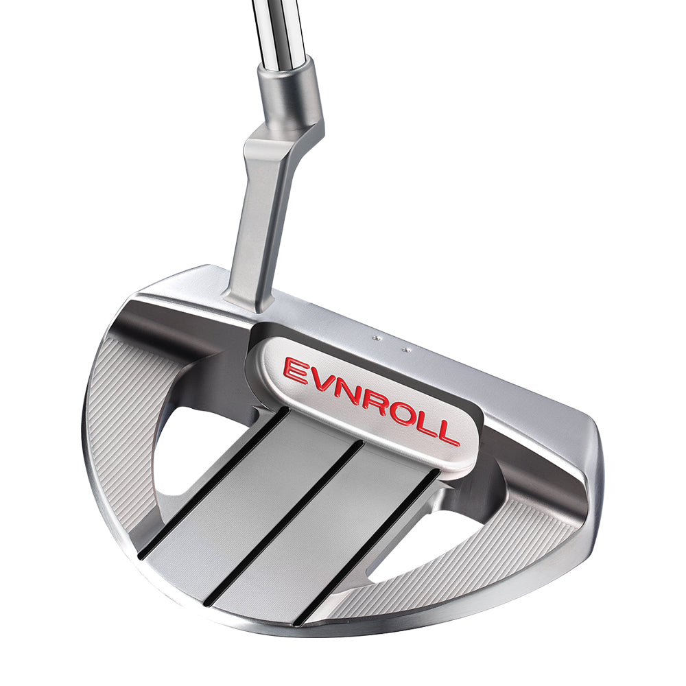 Evnroll Putters ER7v2 Short Plumber Full Mallet Golf Putter + Gravity Grip 35 Right Hand 