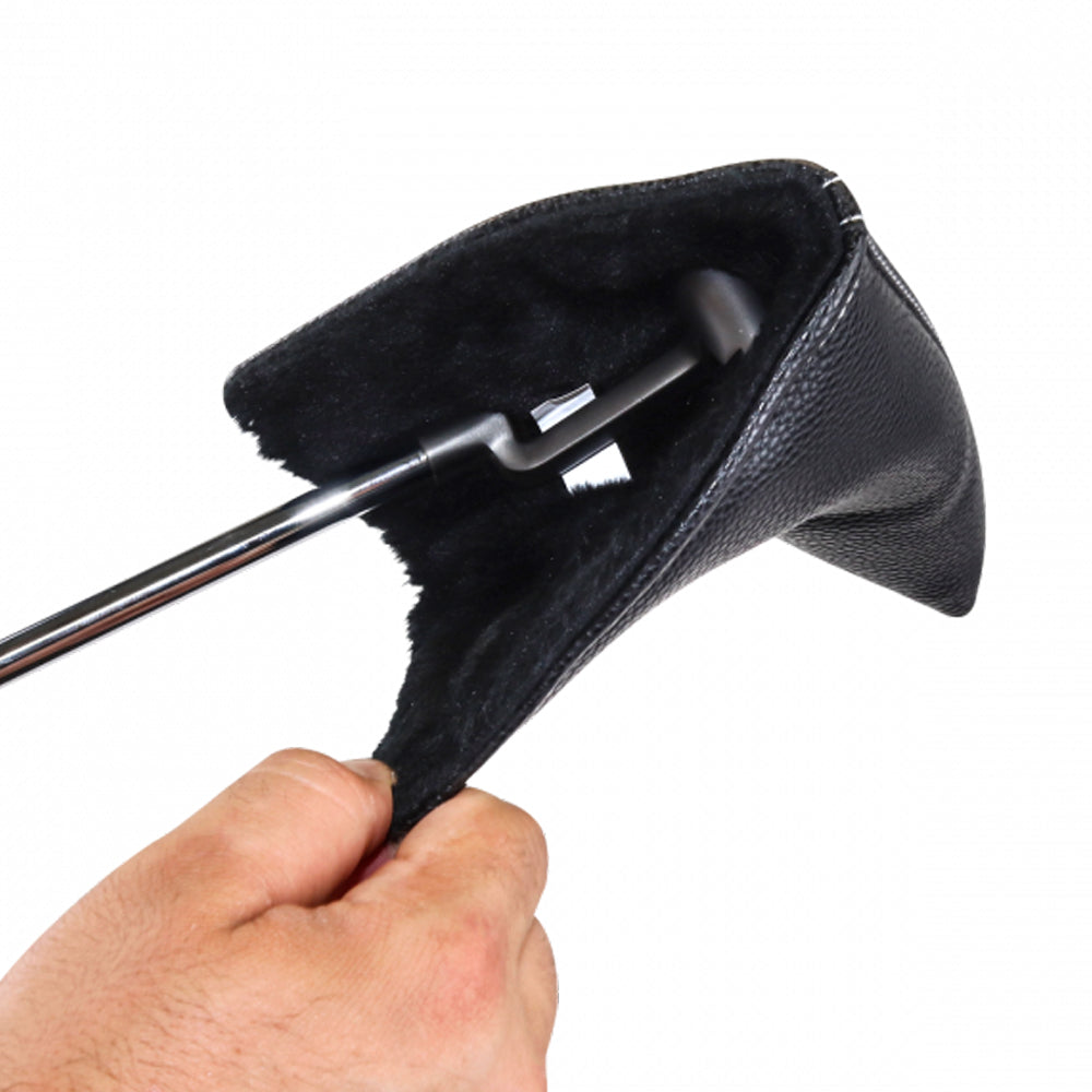 IZZO Golf Premium Blade Putter Head Cover Black  
