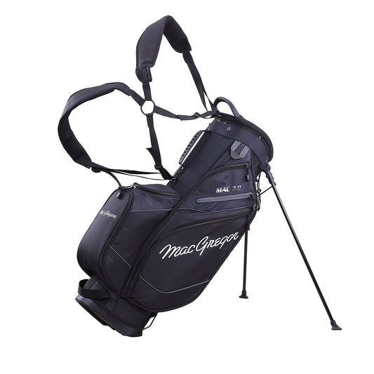 MacGregor Mac 7.0 9.5" Golf Stand Bag Silver/Black/Orange  