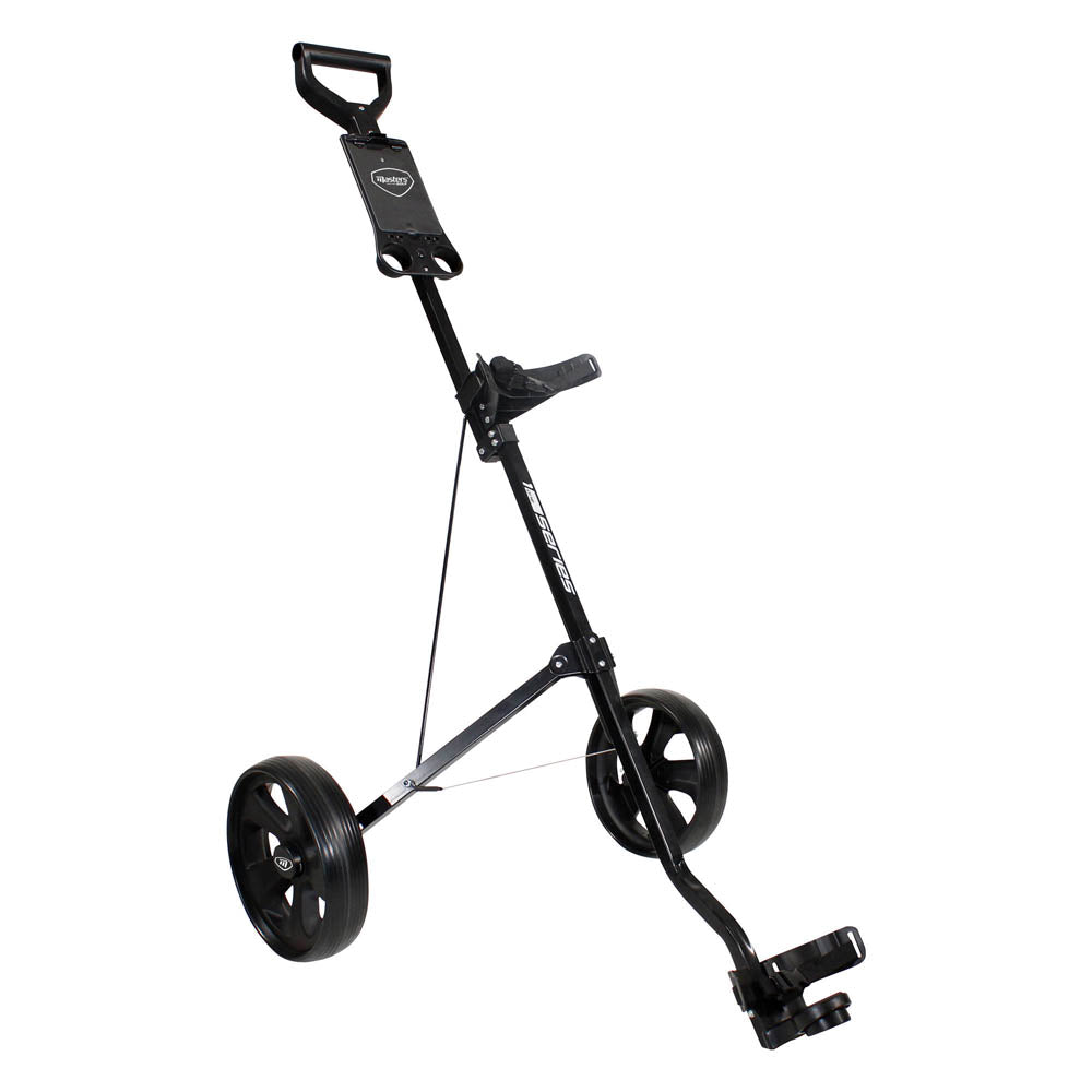 Masters Golf 1 Series 2 Wheeled Black Golf Trolley Black  