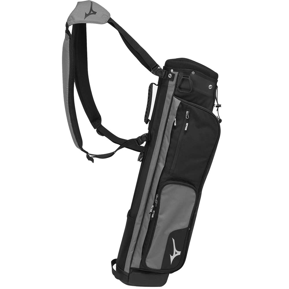 Mizuno Golf Scratch Sac Lightweight Carry Bag black/grey  