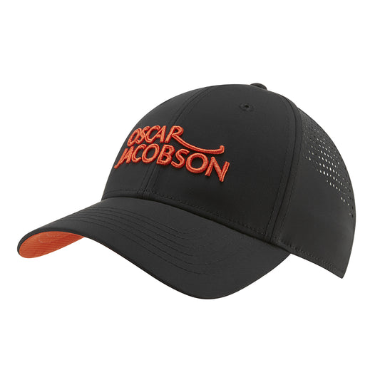 Oscar Jacobson Maddox Adjustable Golf Cap Black OSFA 