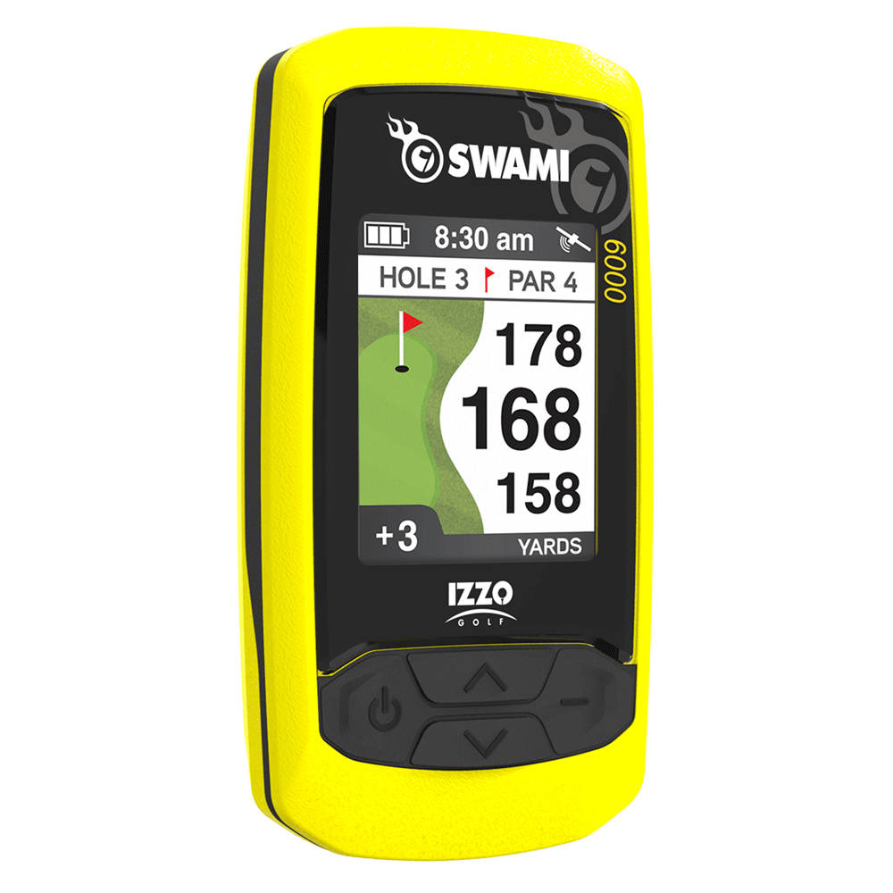 IZZO Golf Swami 6000i Handheld Golf GPS Yellow  