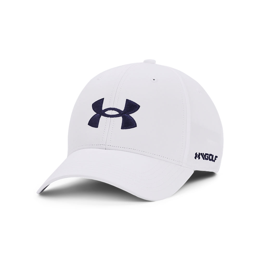 Under Armour Golf 96 Adjustable Golf Cap 1361547 White / Midnight Navy 101