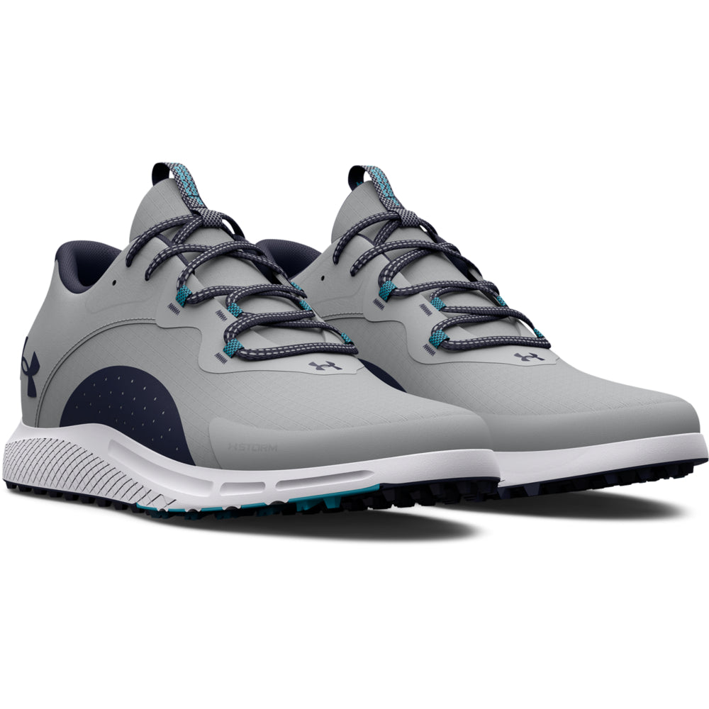 Under Armour Charge Draw 2 SL Spikeless Golf Shoes 3026399 Mod Grey / Midnight Navy / Midnight Navy 101 7.5 