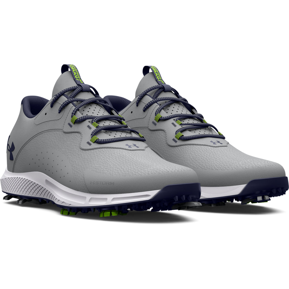 Under Armour Charge Draw 2 Wide Spiked Golf Shoes 3026401 Mod Grey / Mod Grey / Midnight Navy 101 7.5 