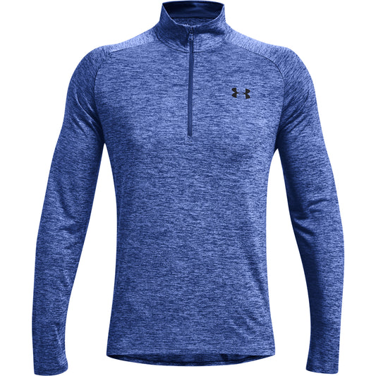 Under Armour Golf Tech 2.0 1/2 Zip Pullover Top 1328495 Academy / Steel 409 L 