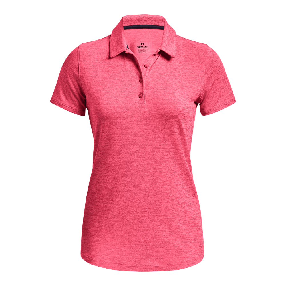 Under Armour Playoff SS Ladies Golf Polo Shirt 1377335 PFT 853 M 
