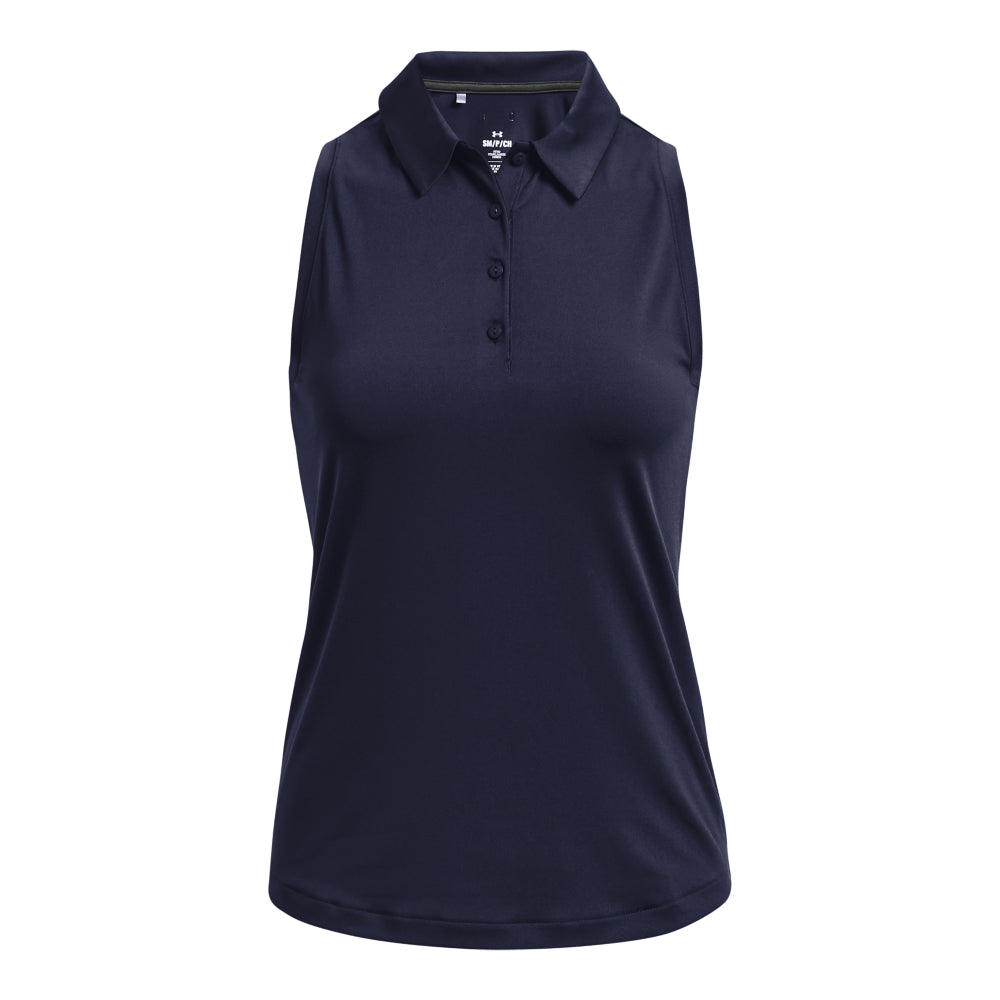 Under Armour Playoff SL Ladies Golf Polo 1377338 Midnight Navy 410 M 