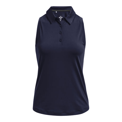 Under Armour Playoff SL Ladies Golf Polo Shirt 1377338 Midnight Navy 410 M 