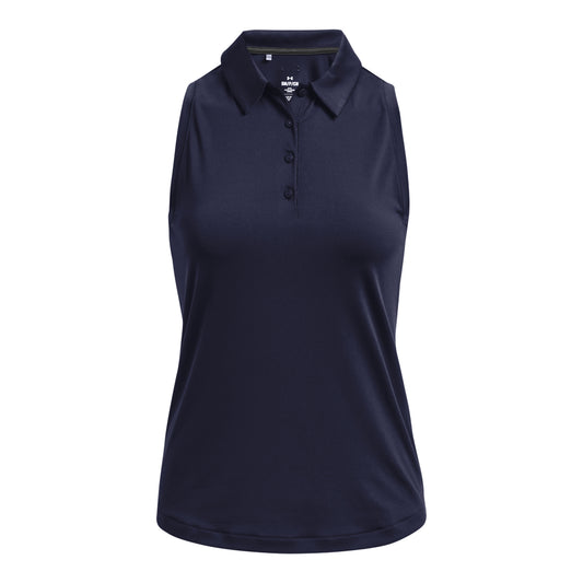 Under Armour Playoff SL Ladies Golf Polo Shirt 1377338 Midnight Navy 410 M