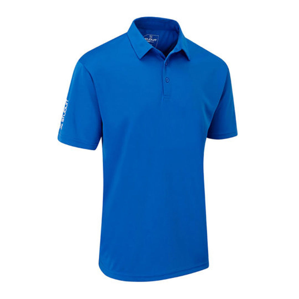 Stuburt Sport Tech Golf Polo Shirt Imperial Blue M 