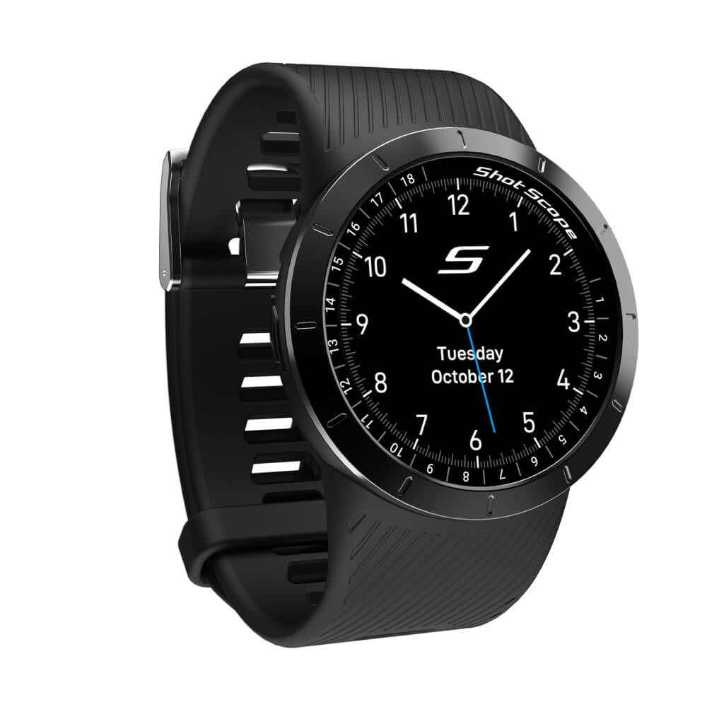 Shotscope X5 Premium Golf GPS Watch with Automatic Performance Tracking   