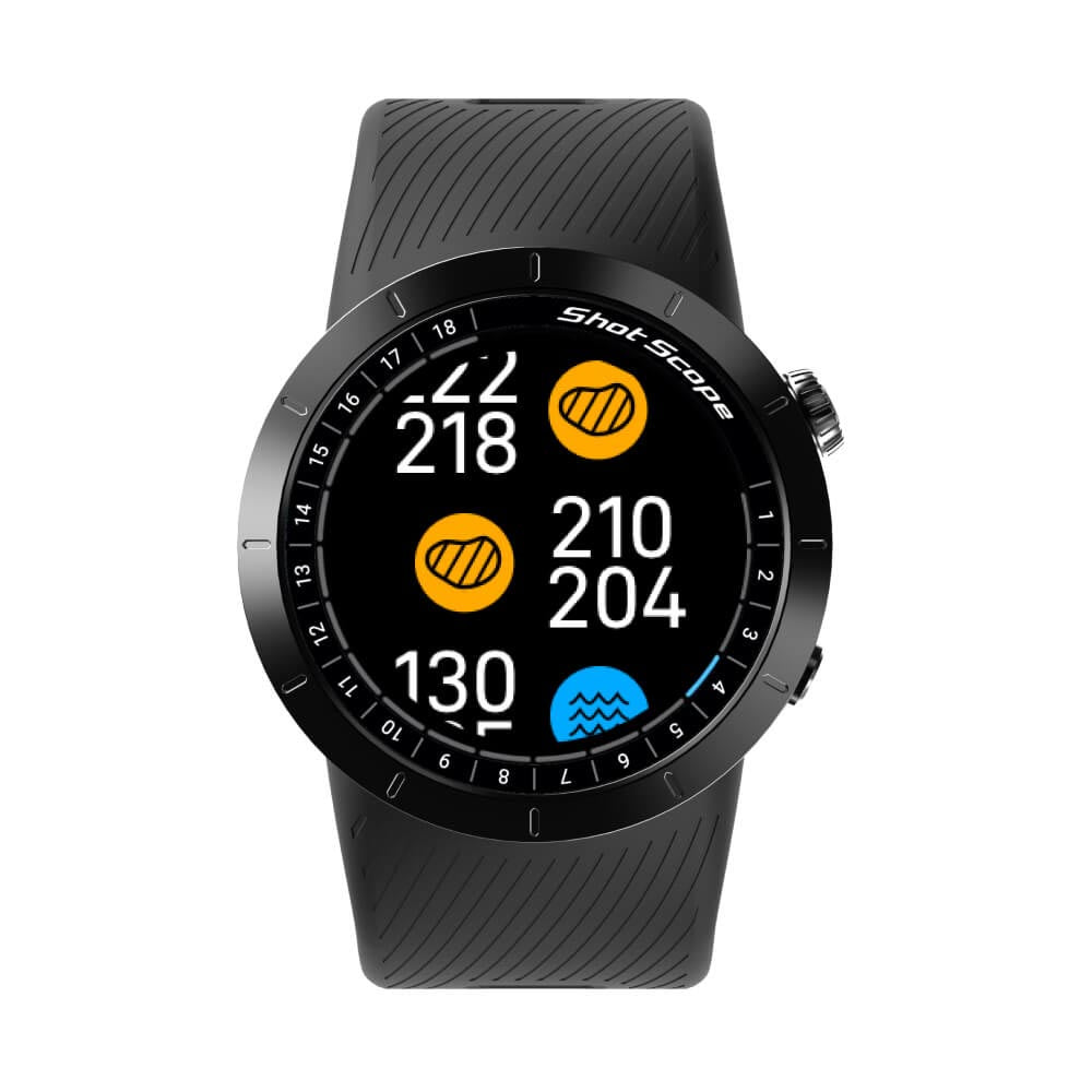 Shot Scope X5 Premium Golf GPS Watch with Automatic Performance Tracking - Ex-Demo