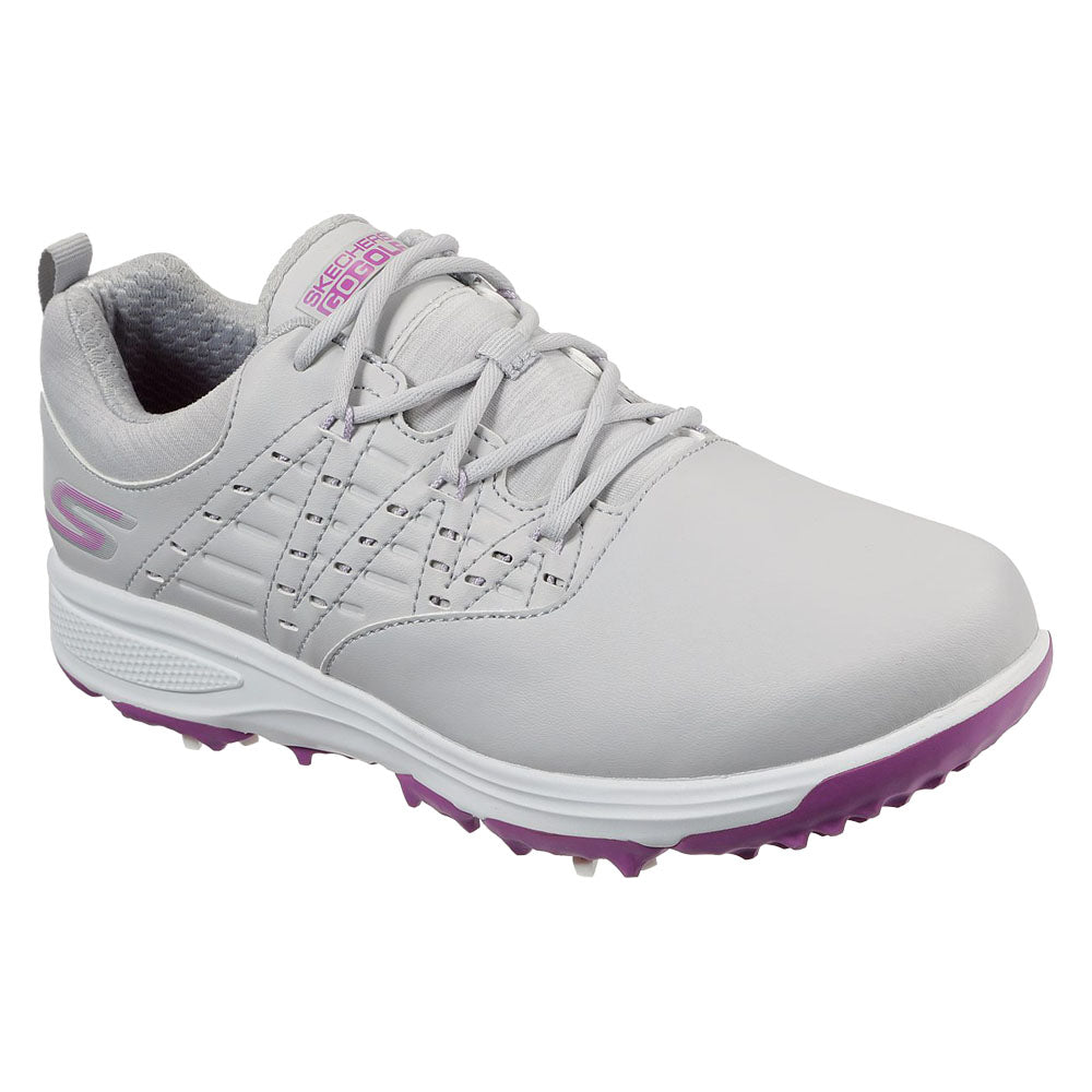 Skechers Go Golf Pro 2 Ladies Spiked Golf Shoes 17001 Grey / Purple 4 