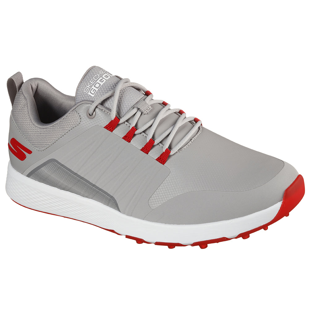 Skechers Go Golf Elite 4 Victory Mens Spikeless Golf Shoes 214022 Grey / Red 7 