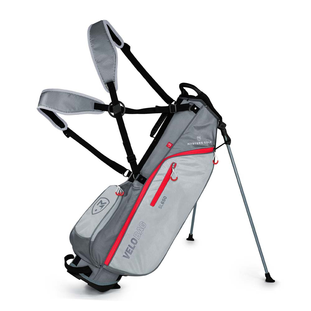 Masters Golf SL 650 Velo 6.5" Top Stand Bag Grey/Light Grey  
