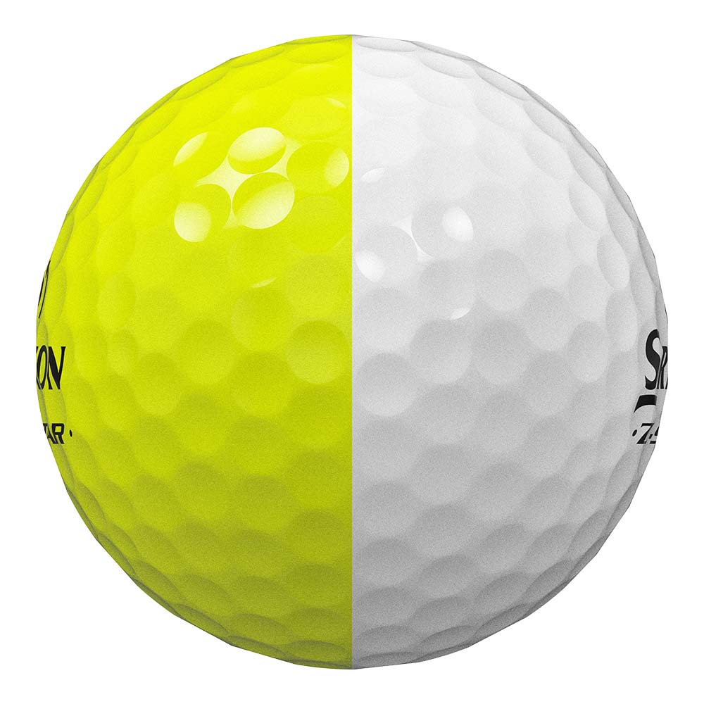 Srixon Z-Star Divide Golf Balls - White Yellow   