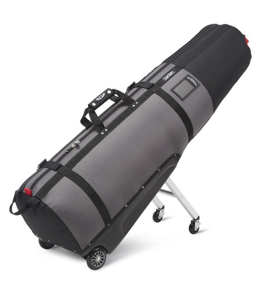 Sun Mountain Club Glider Journey Deluxe Golf Travel Bag - Black/ Gunmetal