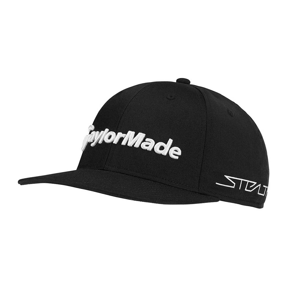 TaylorMade Golf Tour Flatbill Cap 2022 Black  