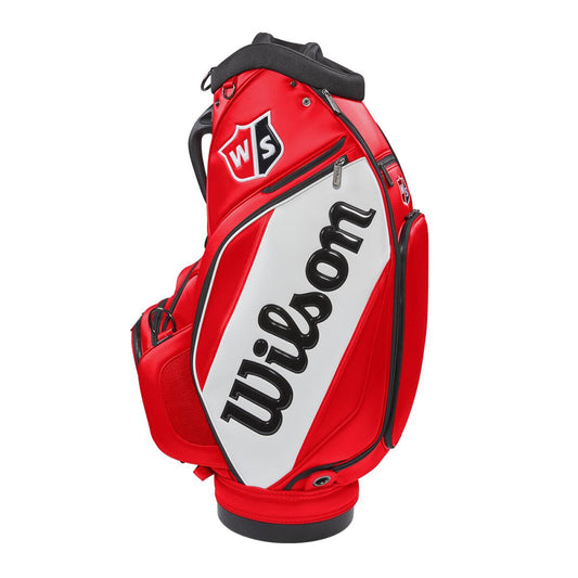 Wilson Golf 10 Inch Pro Tour Bag Red White Staff